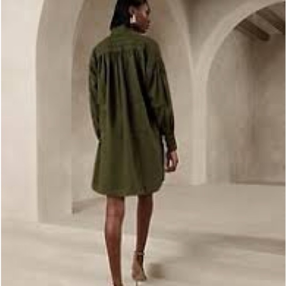 BANANA REPUBLIC EUROPEAN LINEN MINI DRESS Size XS NWT - Picture 4 of 13